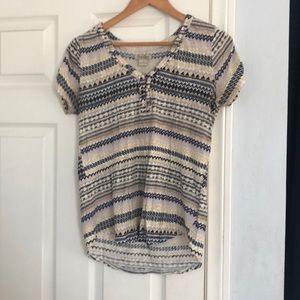 Lucky Brand patterned tee